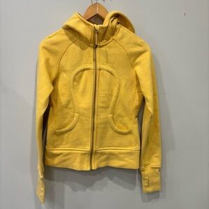 lululemon athletica Yellow Hoodie Jacket
